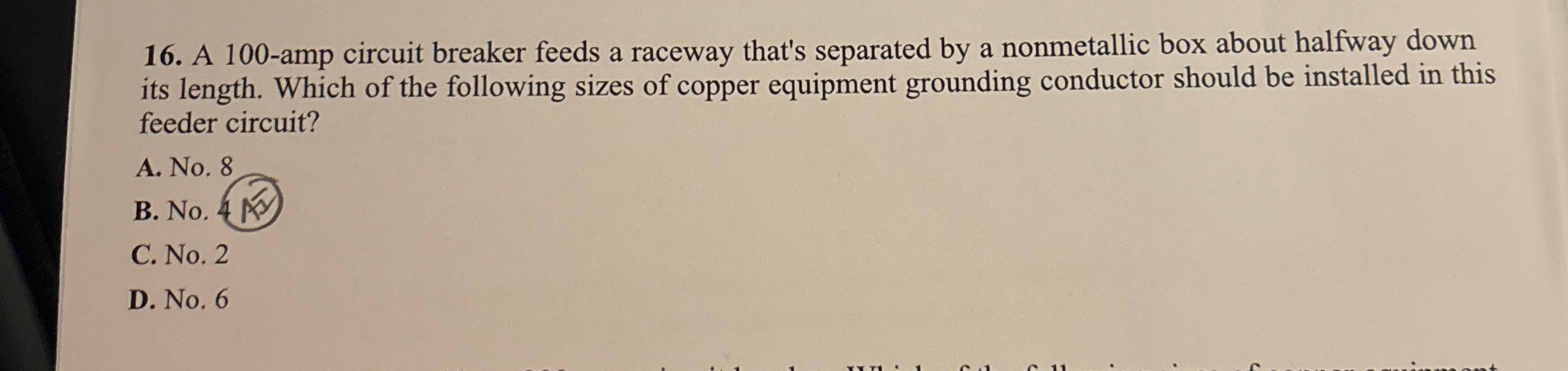 A 1 0 0 - amp circuit breaker feeds a raceway