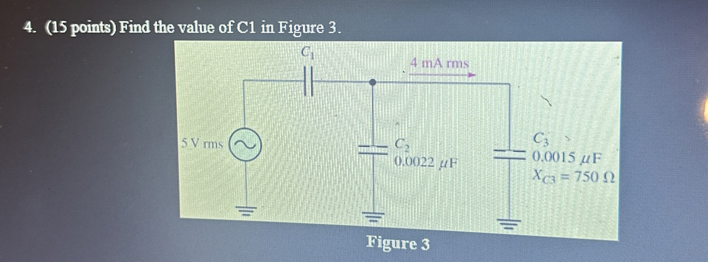 ( 1 5 points ) Find the value of C 1 in Figure 3