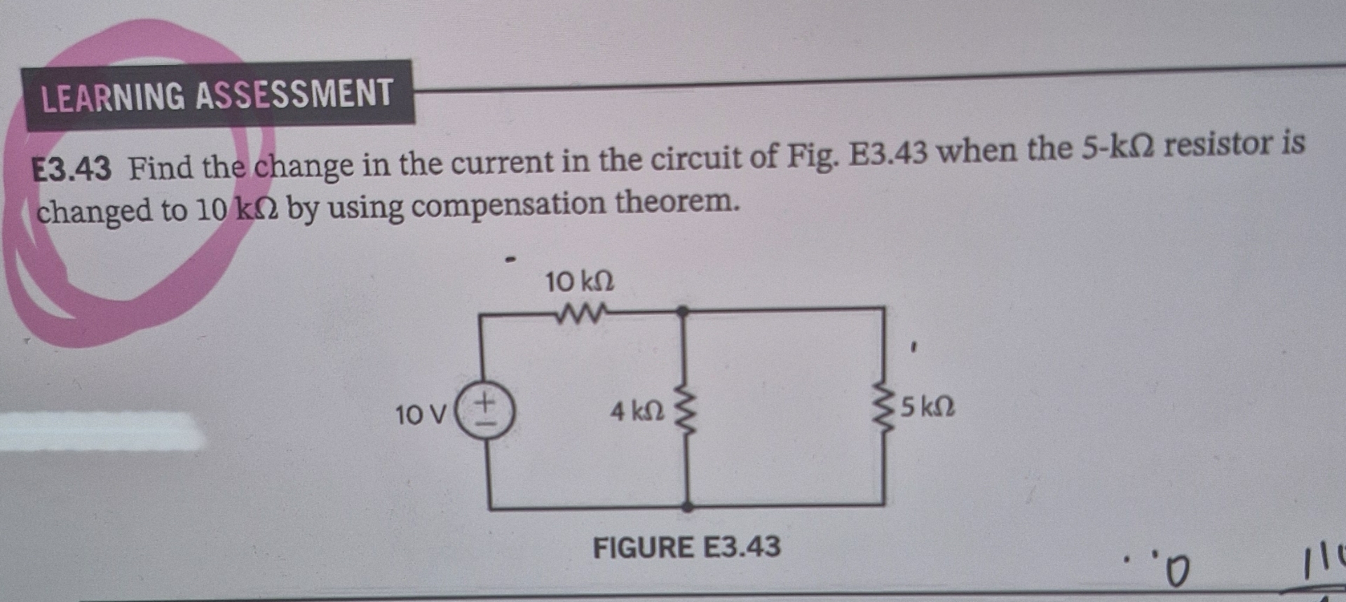 LEARNING ASSESSMENT E 3 . 4 3 Find the change in