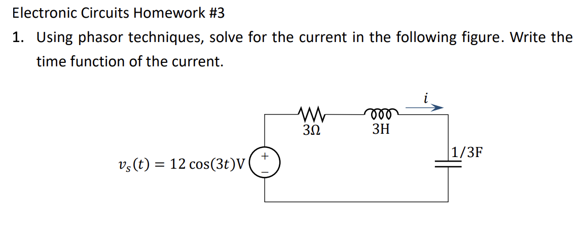 Electronic Circuits Homework \ # 3 1 . Using