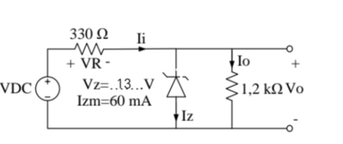 According to the circuit given below; Calculate