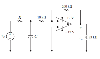 The sinusoidal voltage source in the circuit