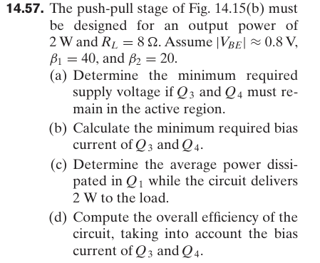 1 4 . 5 7 . The push - pull stage of Fig. 1 4 . 1