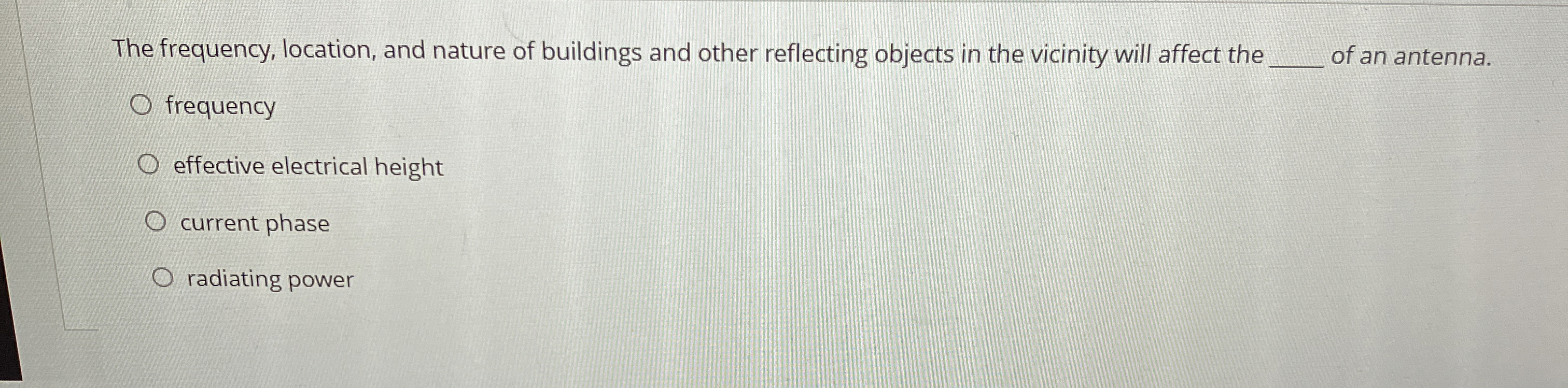 The frequency, location, and nature of buildings