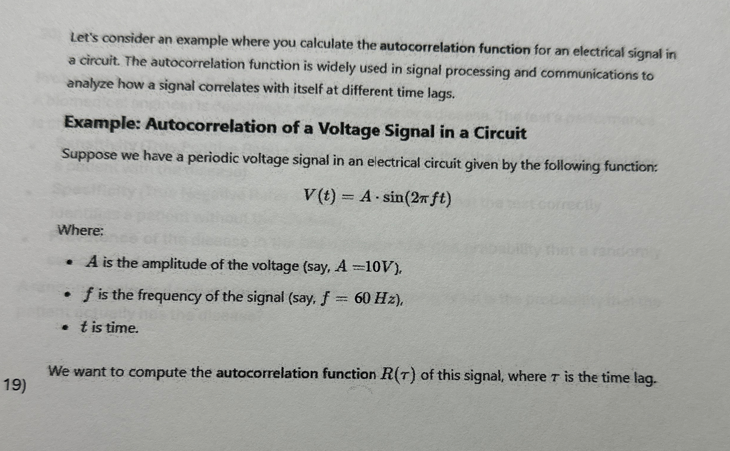 Let's consider an example where you calculate the