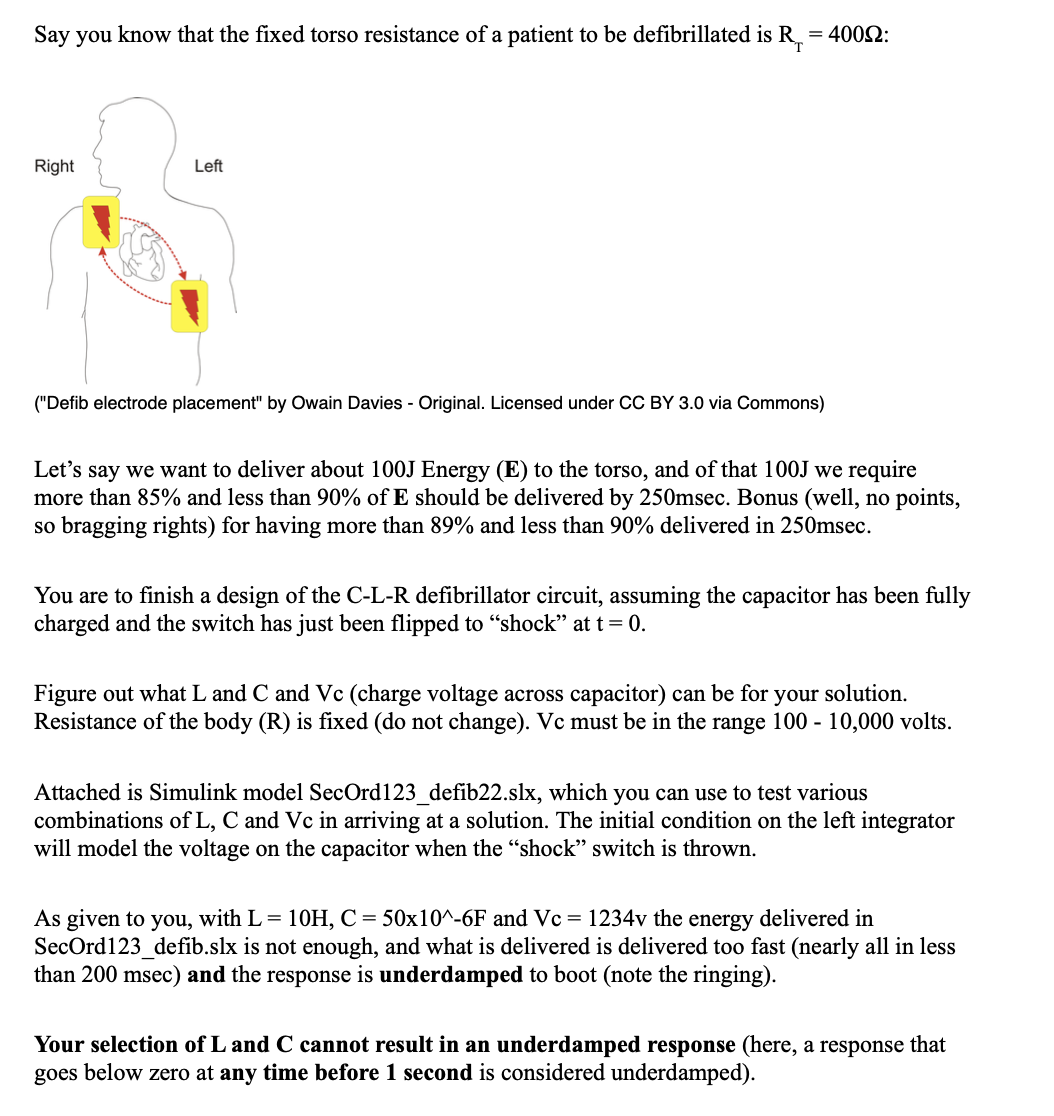 Say you know that the fixed torso resistance of a