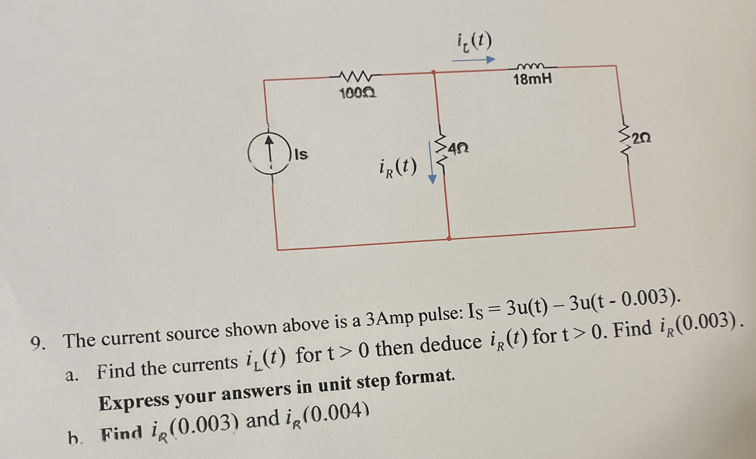 The current source shown above is a 3 Amp pulse: