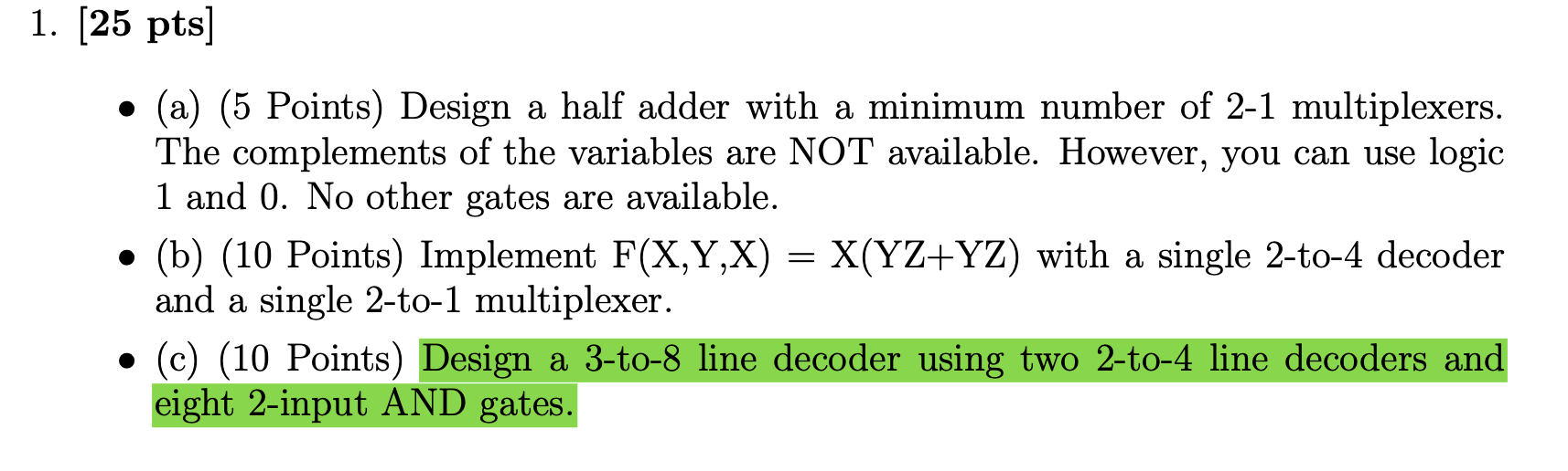 URGENTLY ! ! ! ! - ( a ) ( 5 Points ) Design a