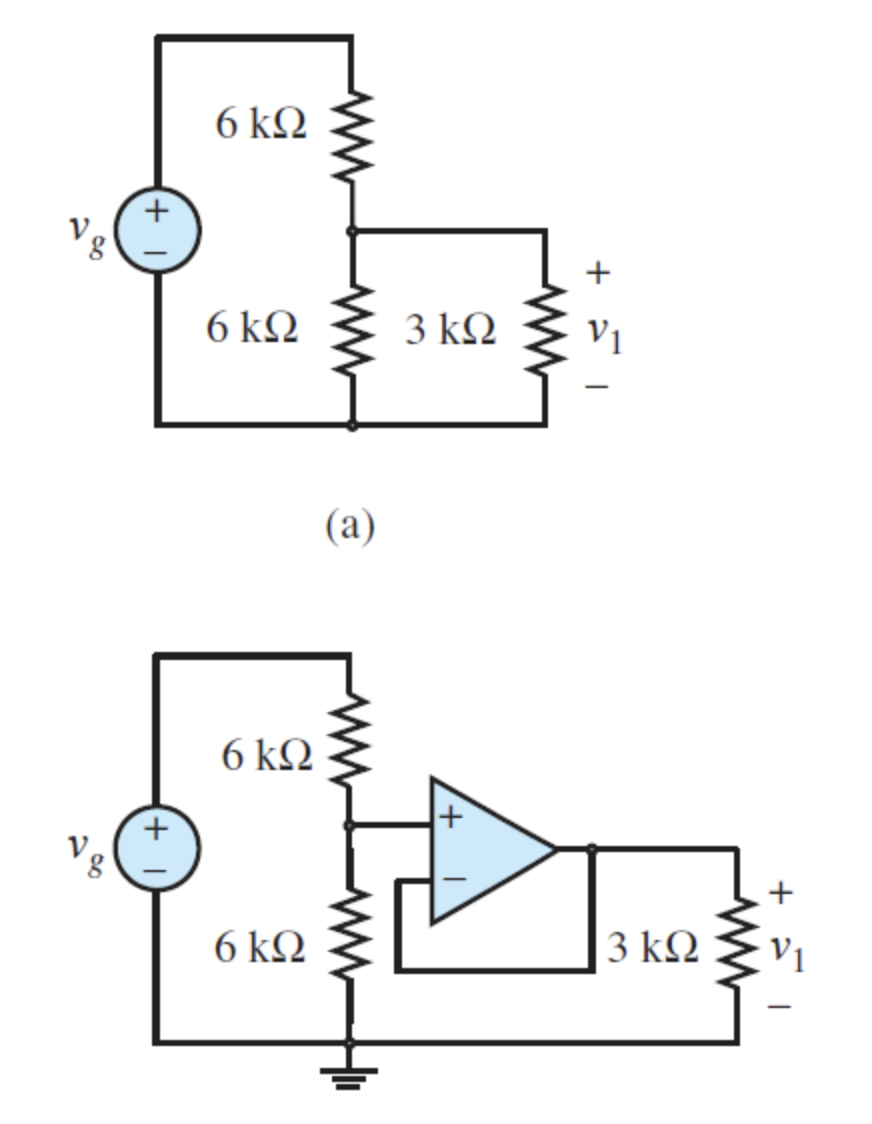 Consider the circuits in given figures. Find v 1