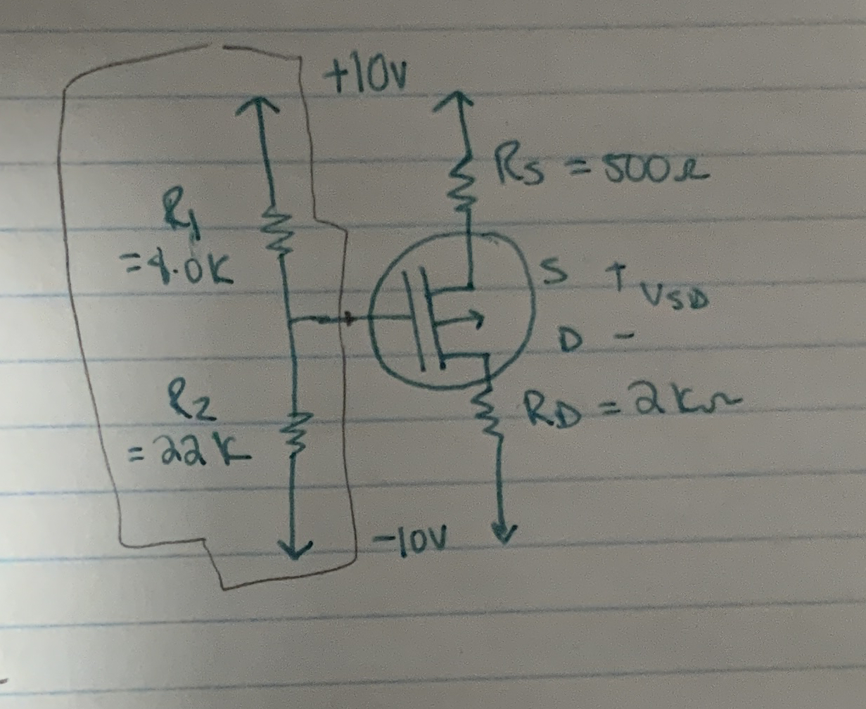 Find the thevinin equivilant circuit if the