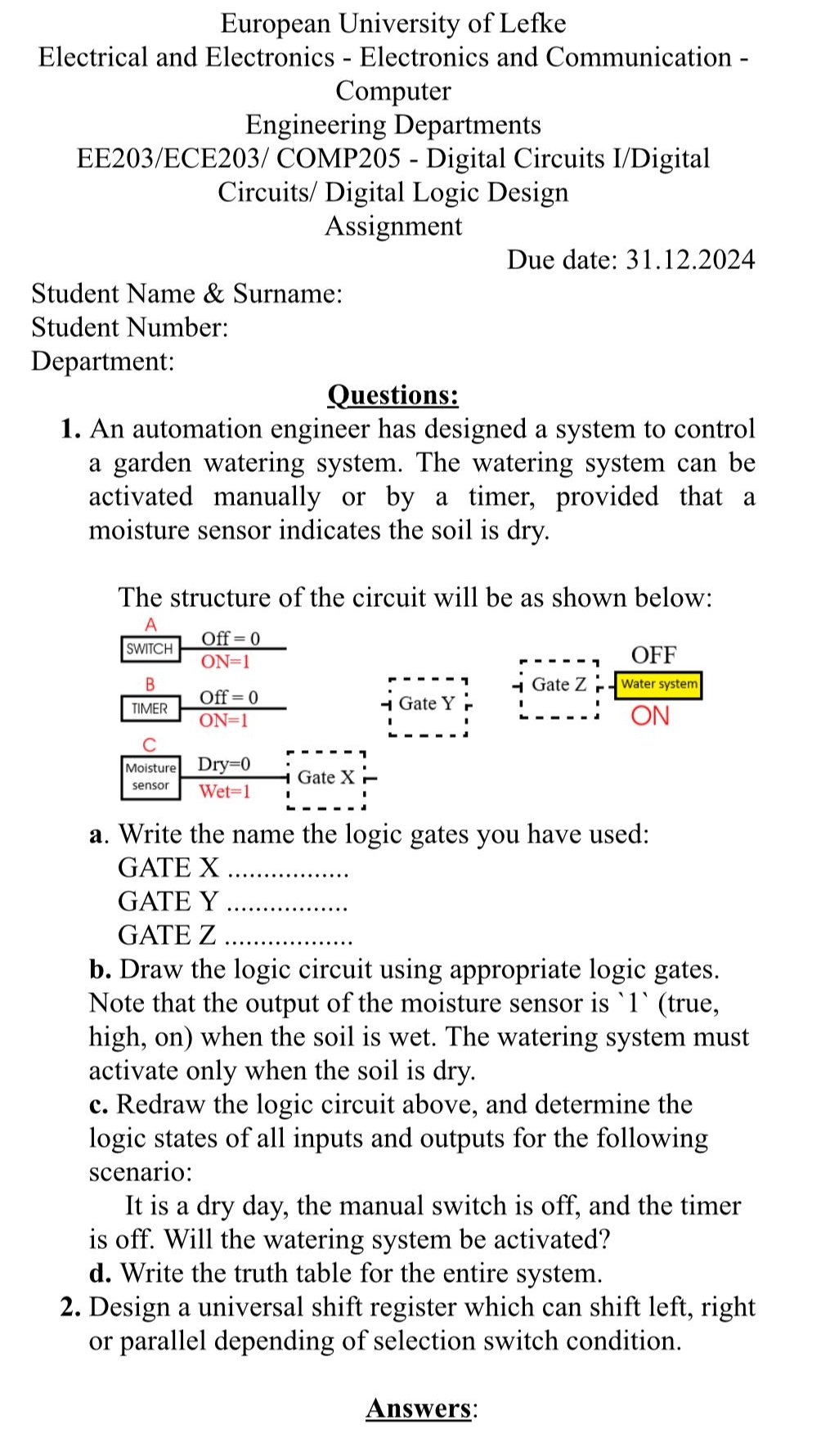 European University of Lefke Electrical and