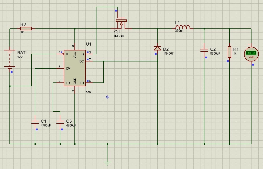 For a project given by my teacher, I built a buck