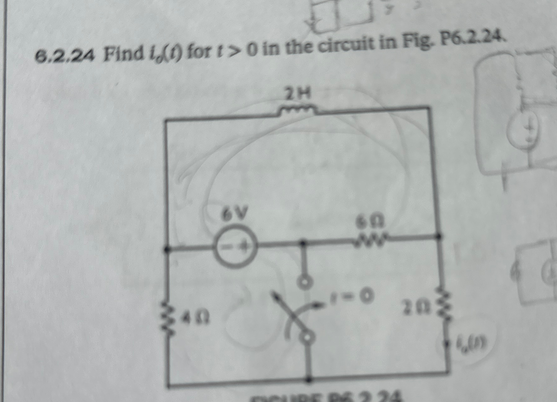 6 . 2 . 2 4 Find i d ( t ) for t  style=