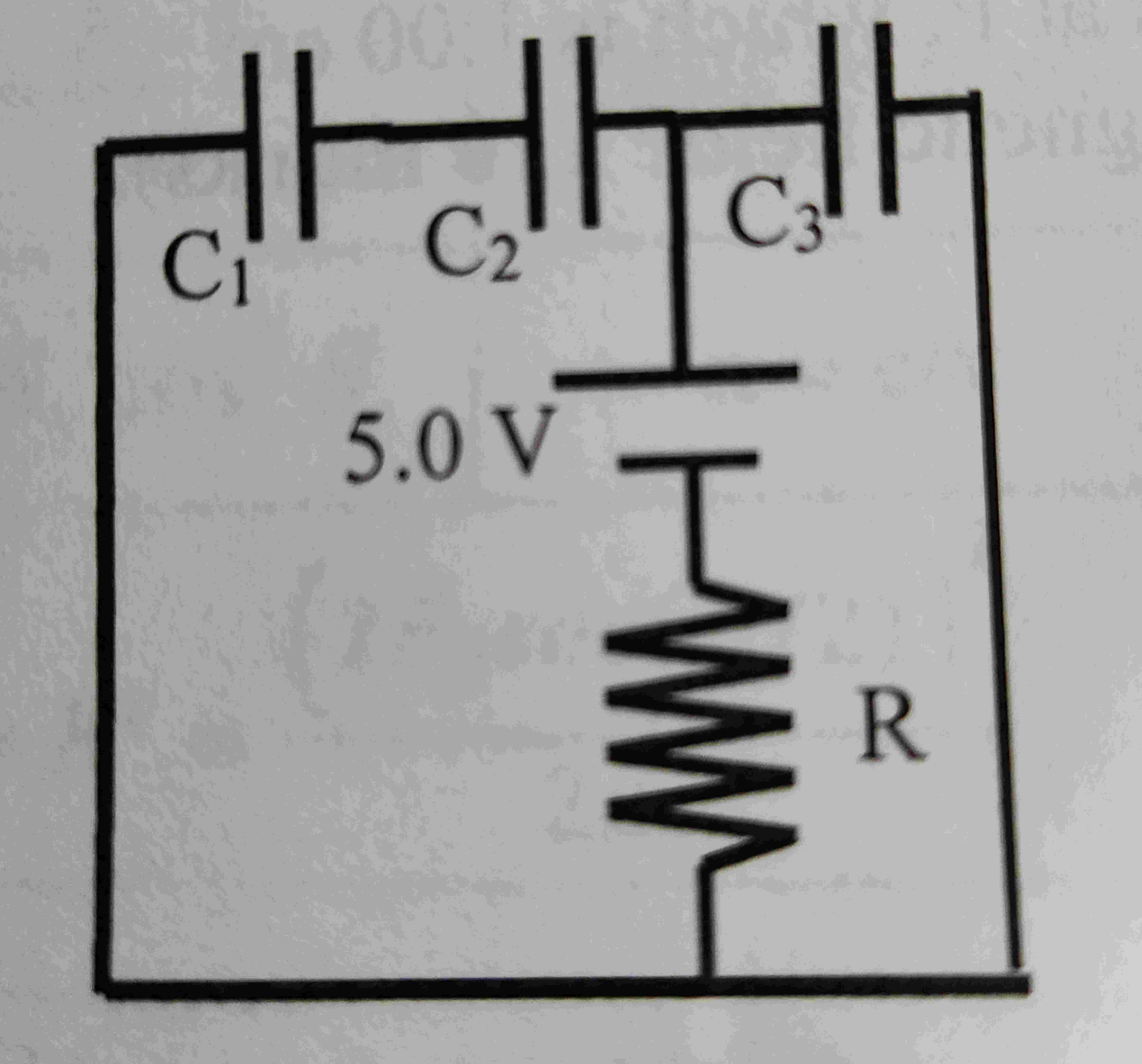 Formula for voltage on C 1 at t = 0 . 0 0 5 s .