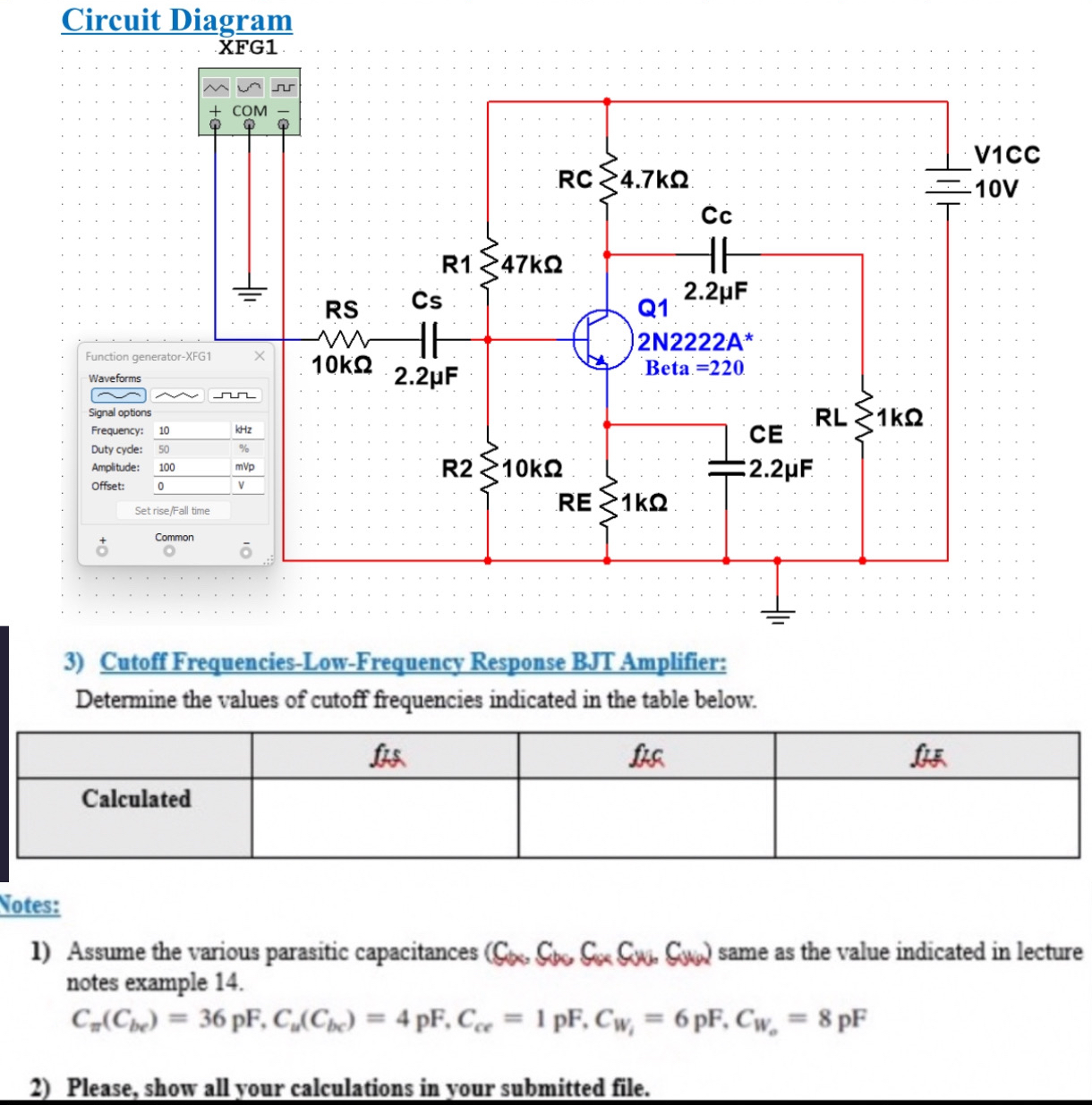 Cutoff Frequencies - Low - Frequency Response B .