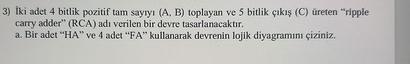 ki adet 4 bitlik pozitif tam say y ( A , B )