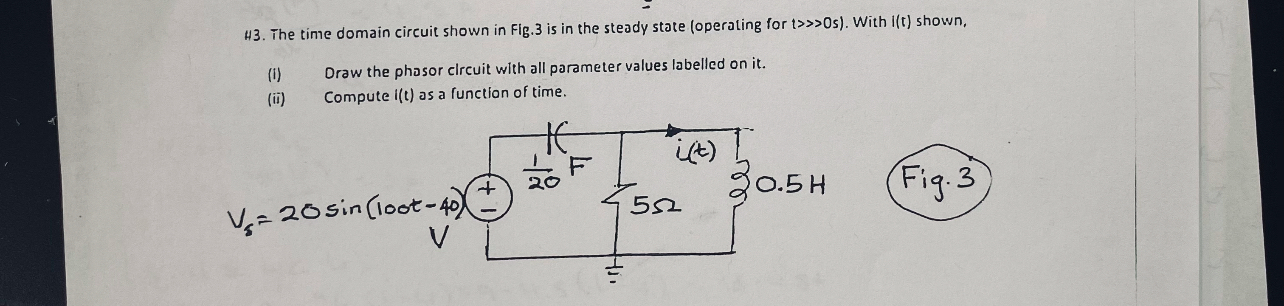 H 3 . The time domain circuit shown in Fig. 3 is