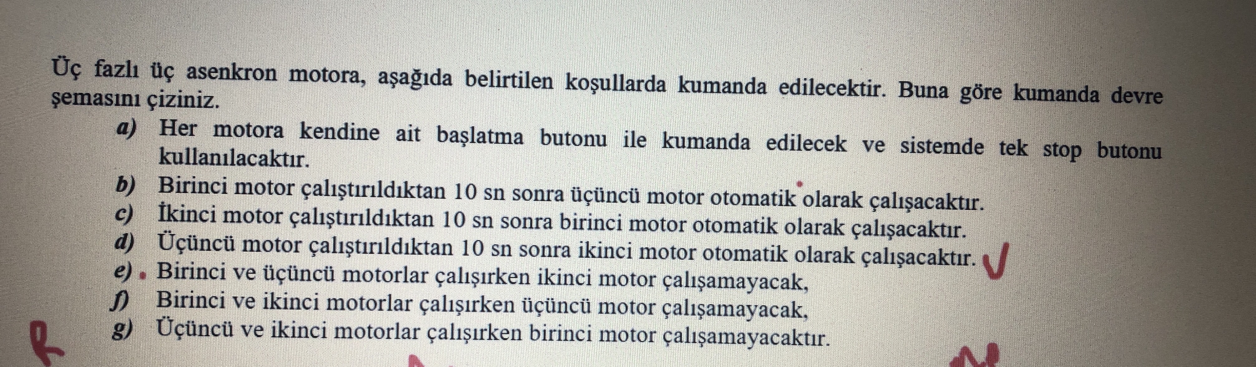 fazl asenkron motora, a a da belirtilen ko