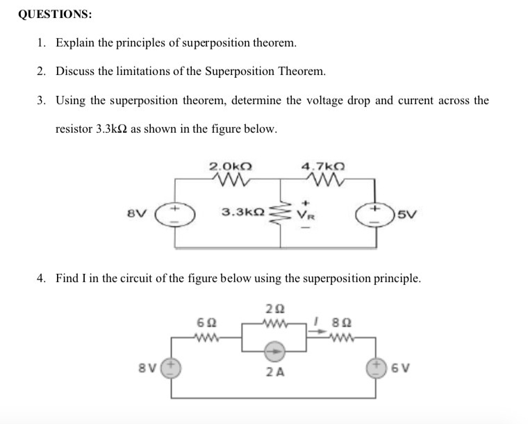 QUESTIONS: Explain the principles of