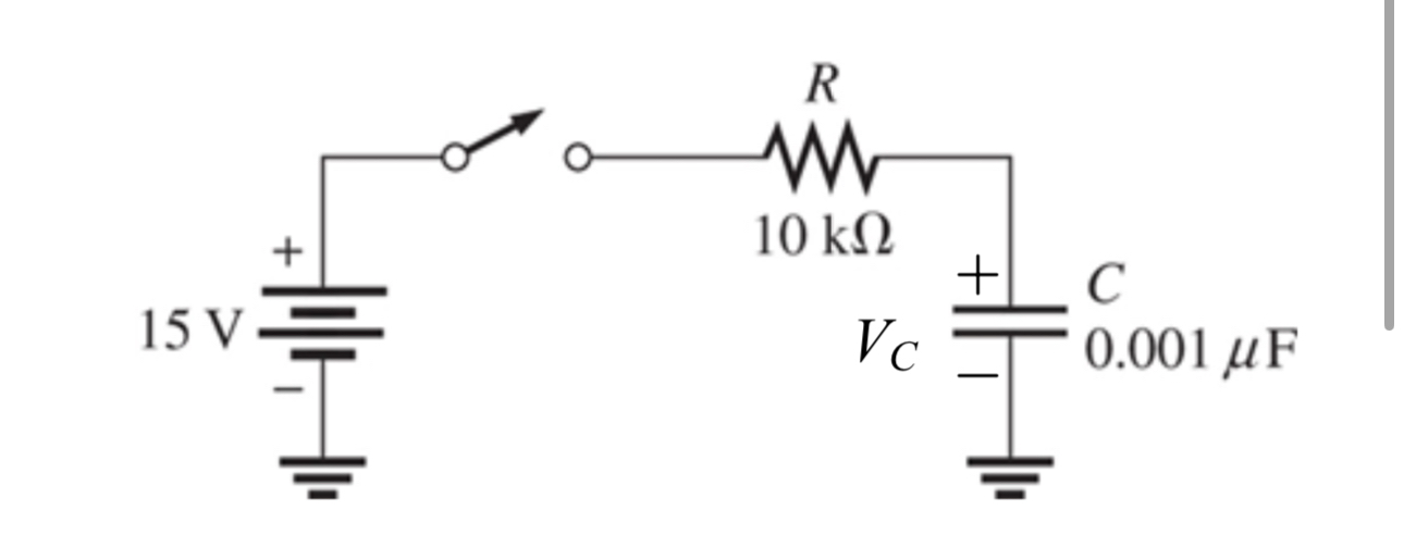 1 . Derive the Capacitor Voltage ( Vc ) charging