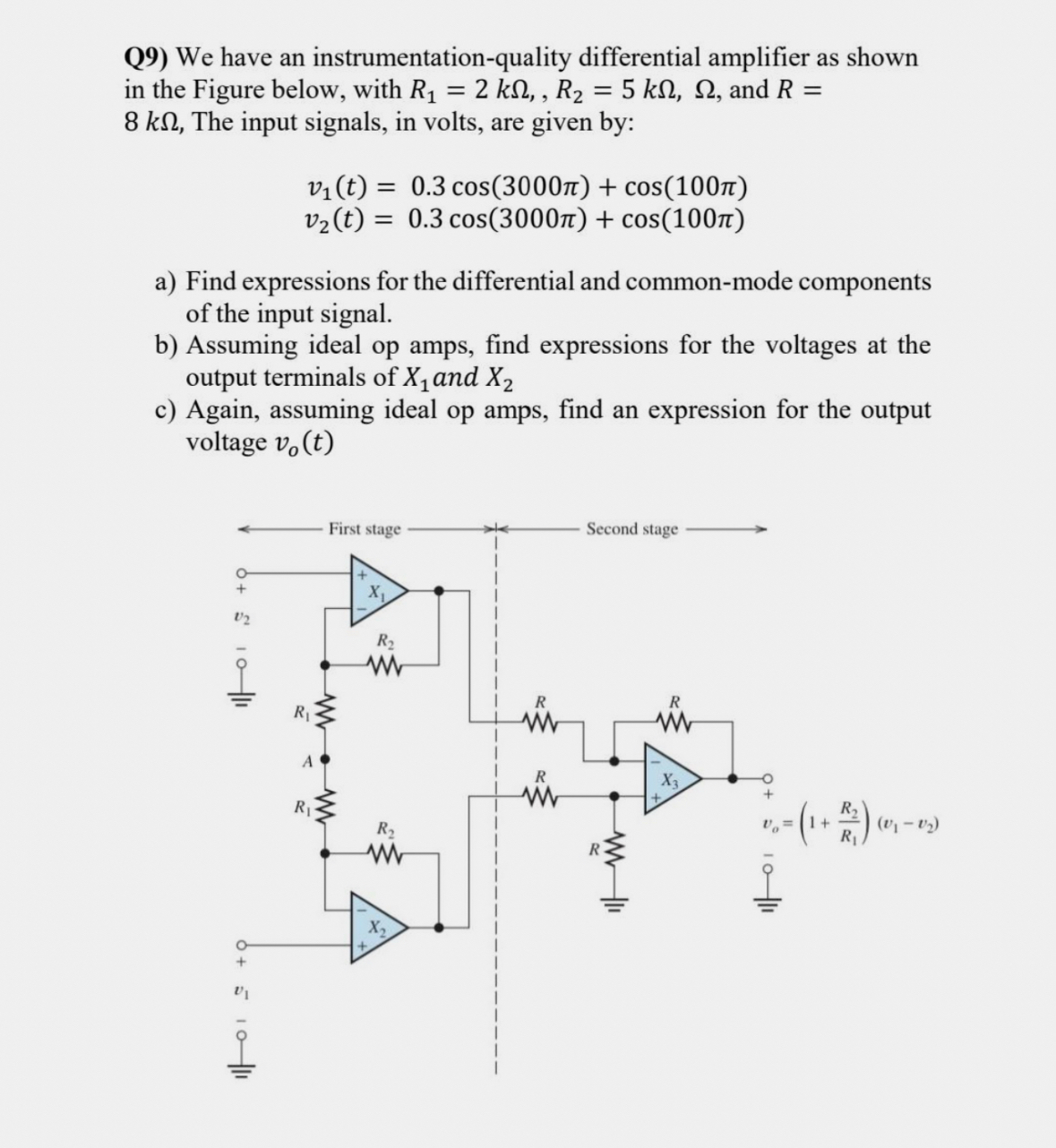 Q 9 ) We have an instrumentation - quality