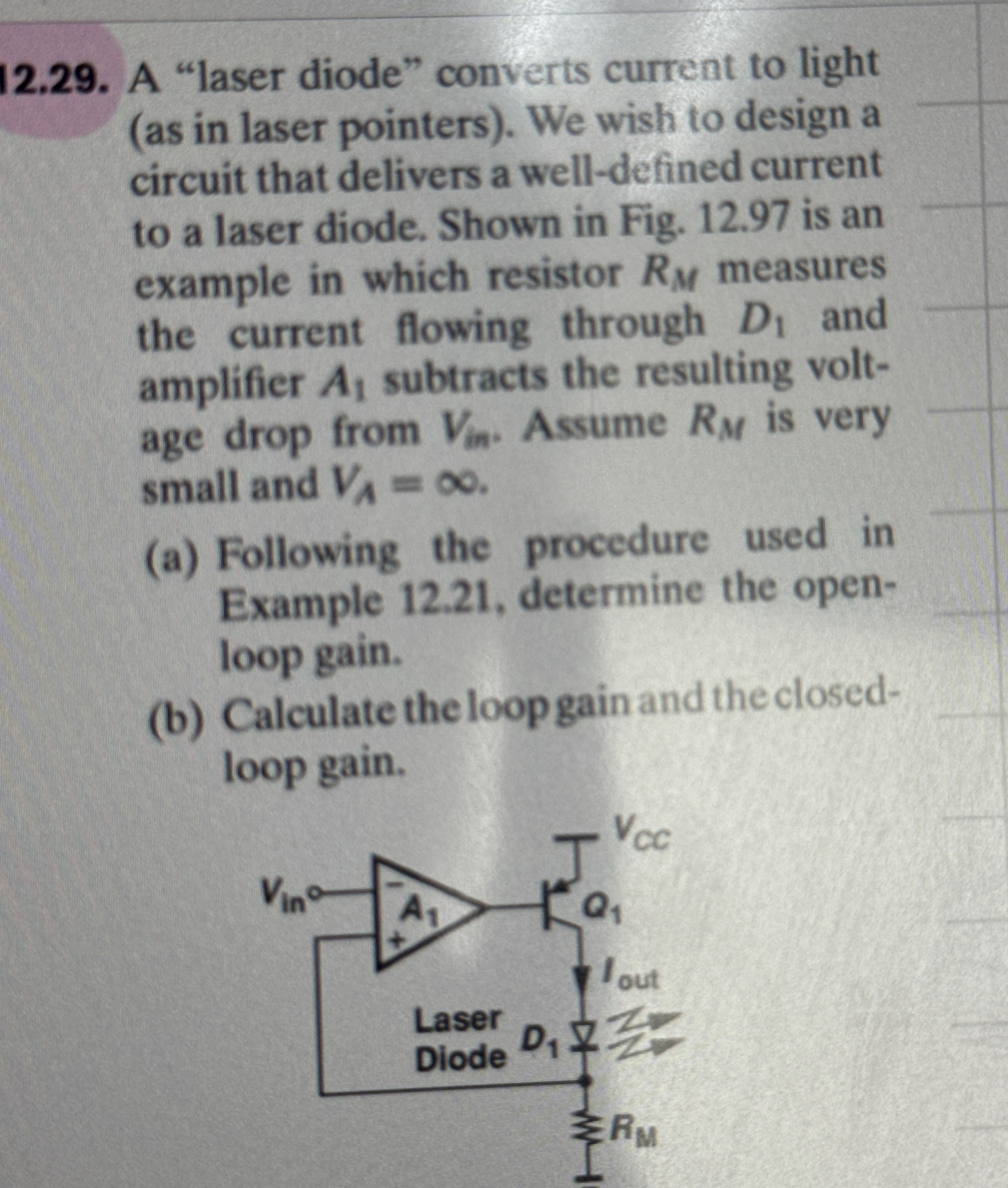 1 2 . 2 9 . A "laser diode" converts current to