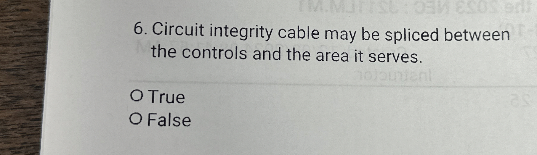 Circuit integrity cable may be spliced between