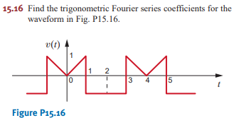 1 5 . 1 6 Find the trigonometric Fourier series