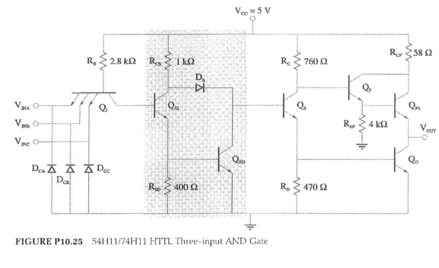 For the circuit given below a ) ( 3 0 pts ) .
