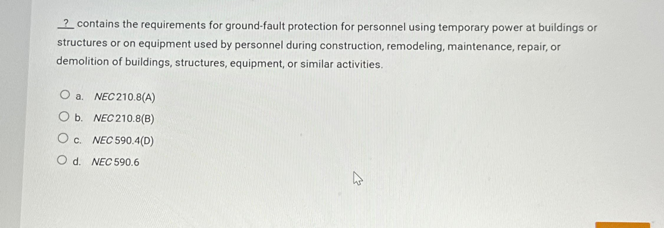 ? contains the requirements for ground - fault
