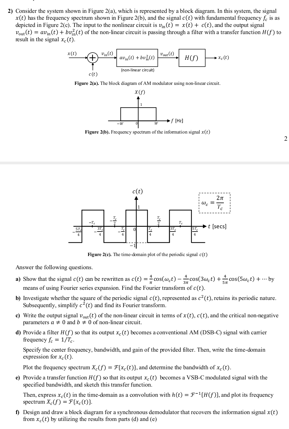 Consider the system shown in Figure 2 ( a ) ,