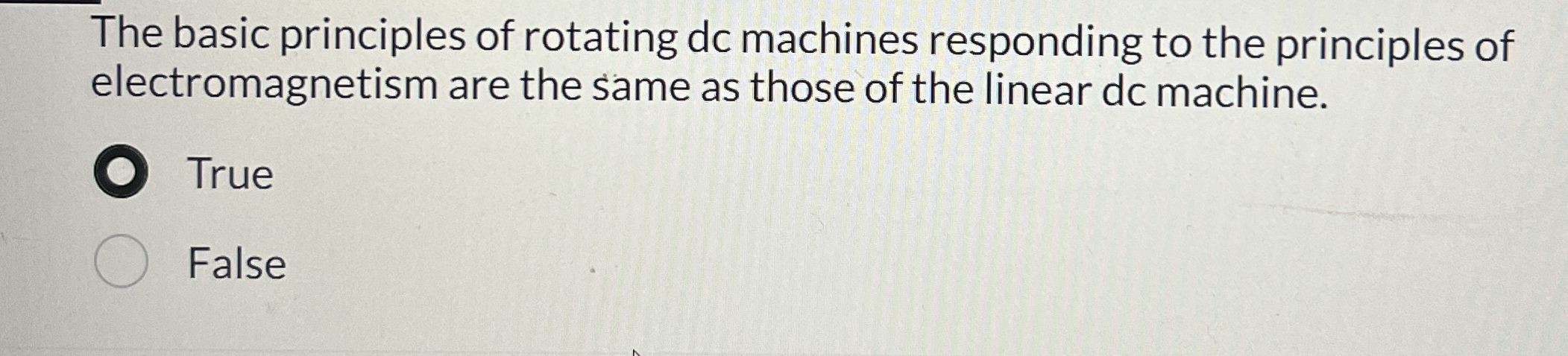 The basic principles of rotating dc machines