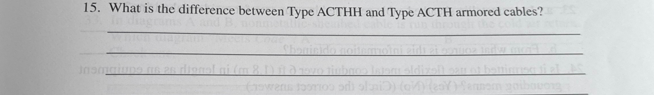 What is the difference between Type ACTHH and