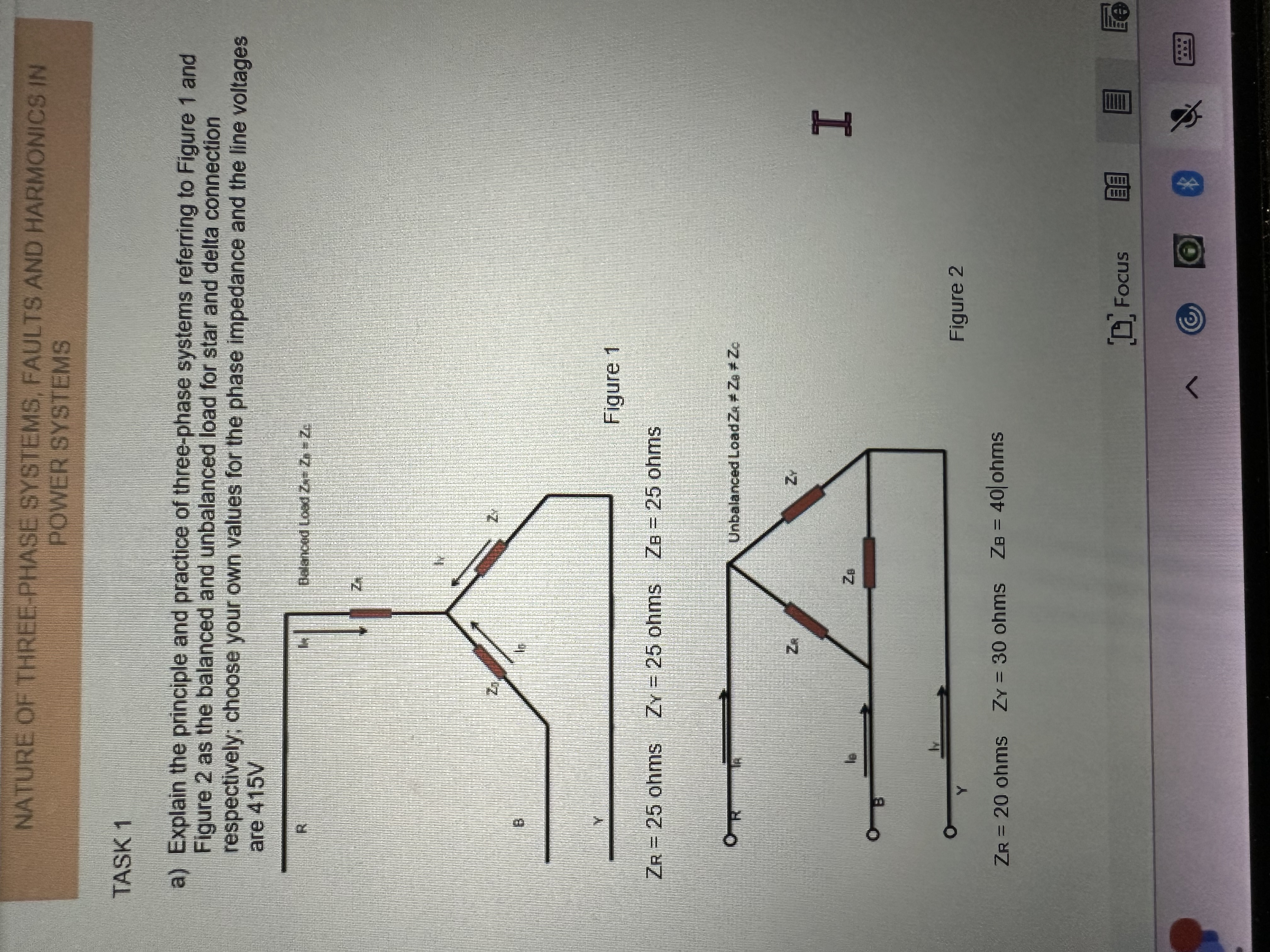 NATURE OF THREE.PHASE SYSTEMS, FAULTS AND