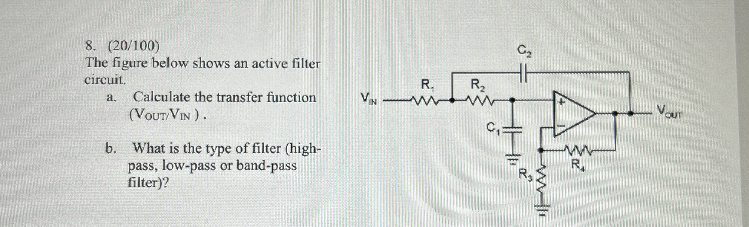 ( 2 0 1 0 0 ) The figure below shows an active