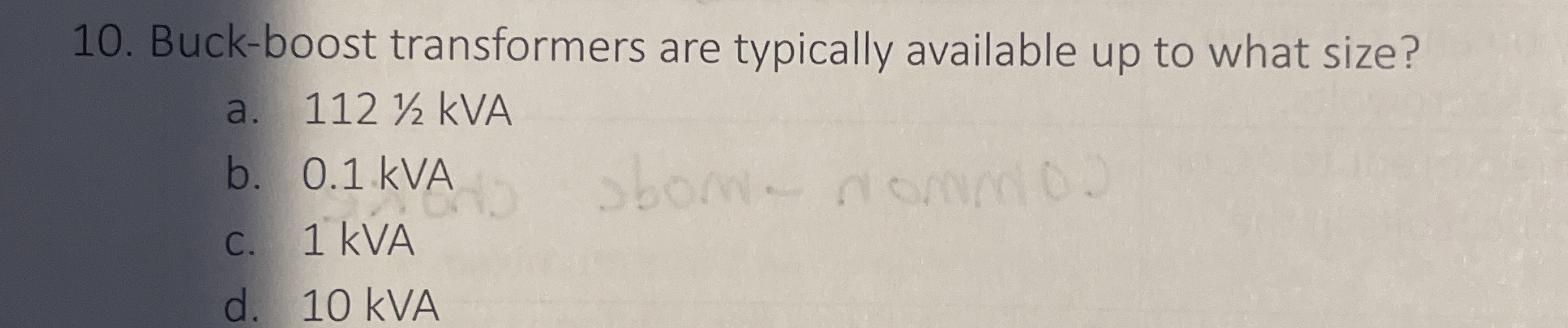 Buck - boost transformers are typically available