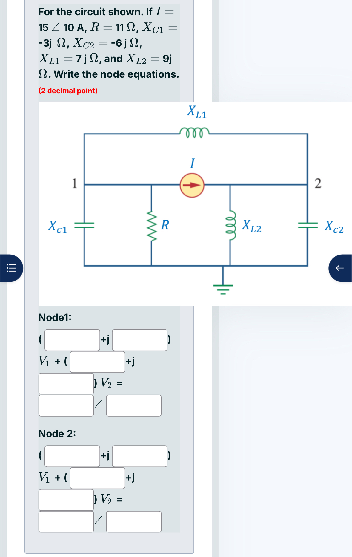 For the circuit shown. If I = 1 5 ? 1 0 A , R = 1