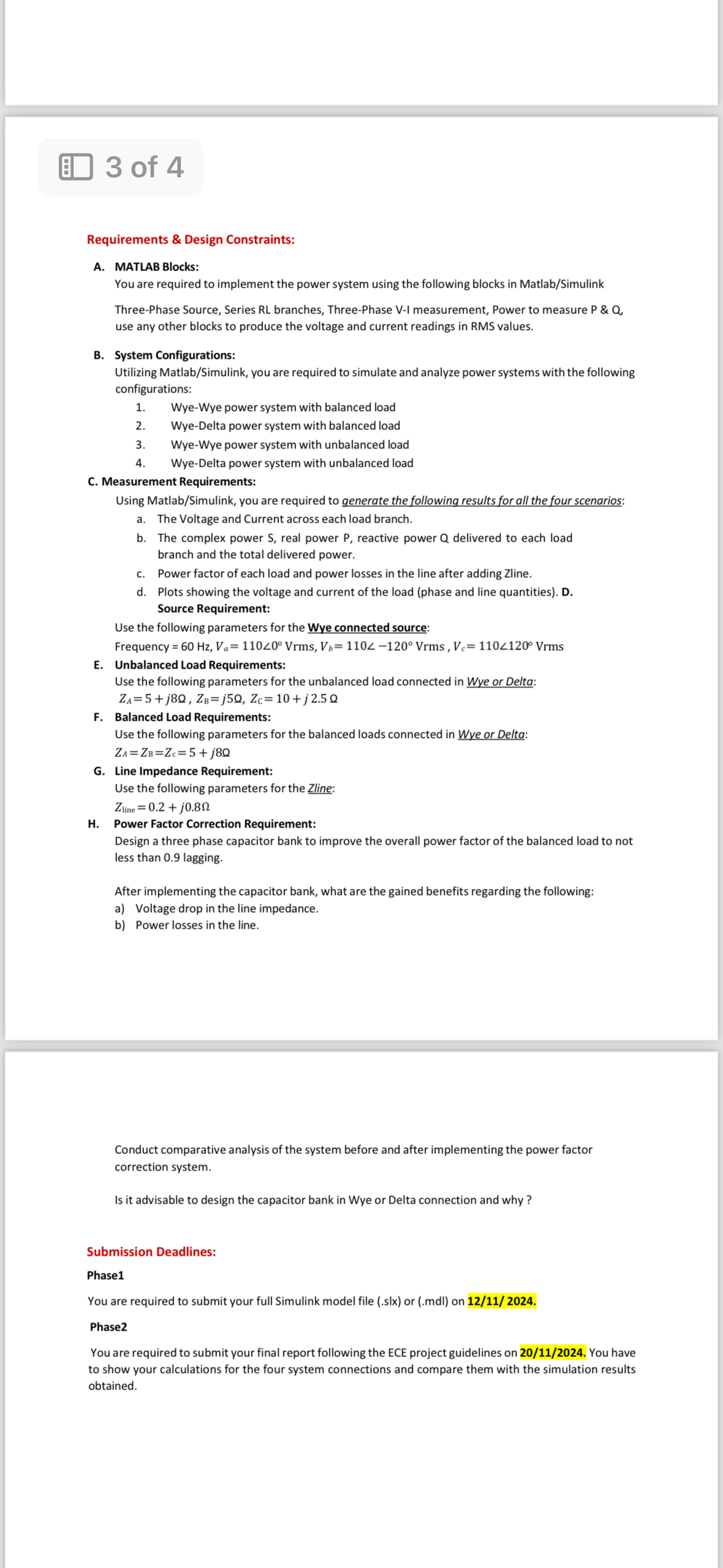 EEN 2 2 0 - Electric Circuits II: Course Project