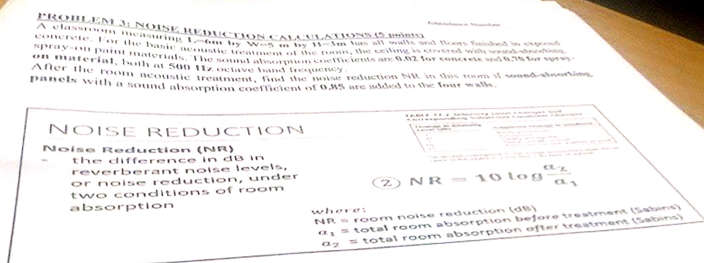 NNSERETM Noliac requtuction ( Nor ) the