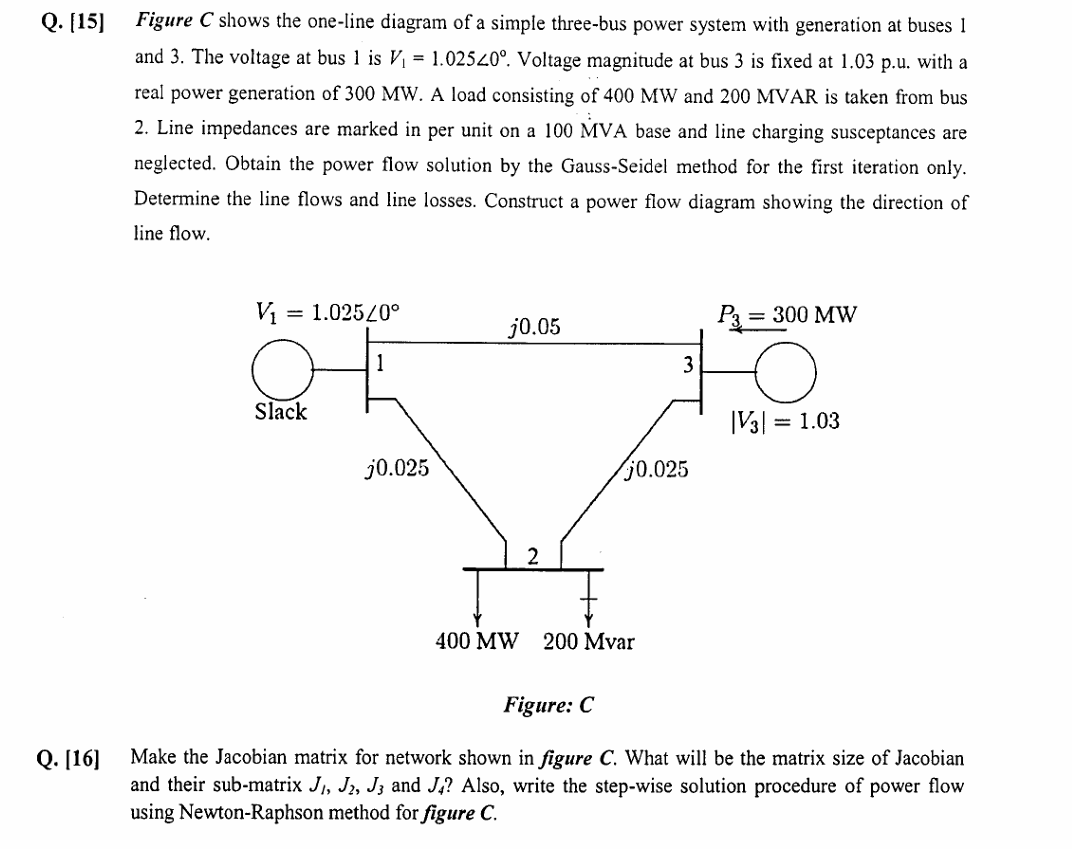 Q . [ 1 5 ] Figure \ ( C \ ) shows the one - line