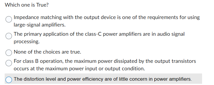 Which one is True? Impedance matching with the