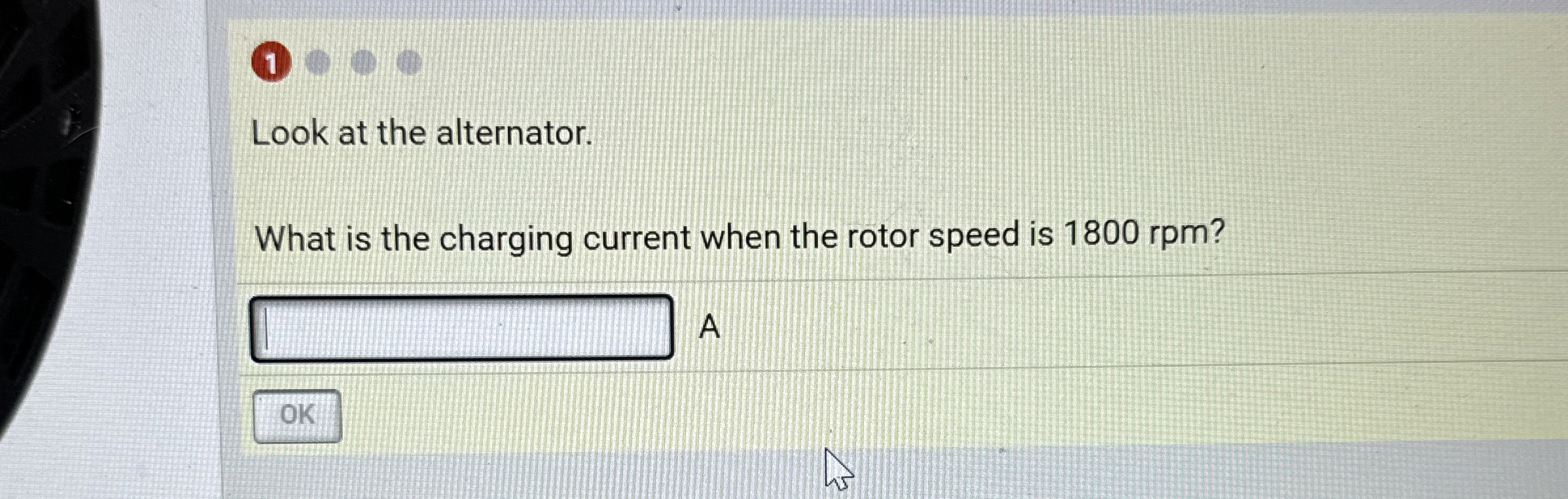 Look at the alternator. What is the charging