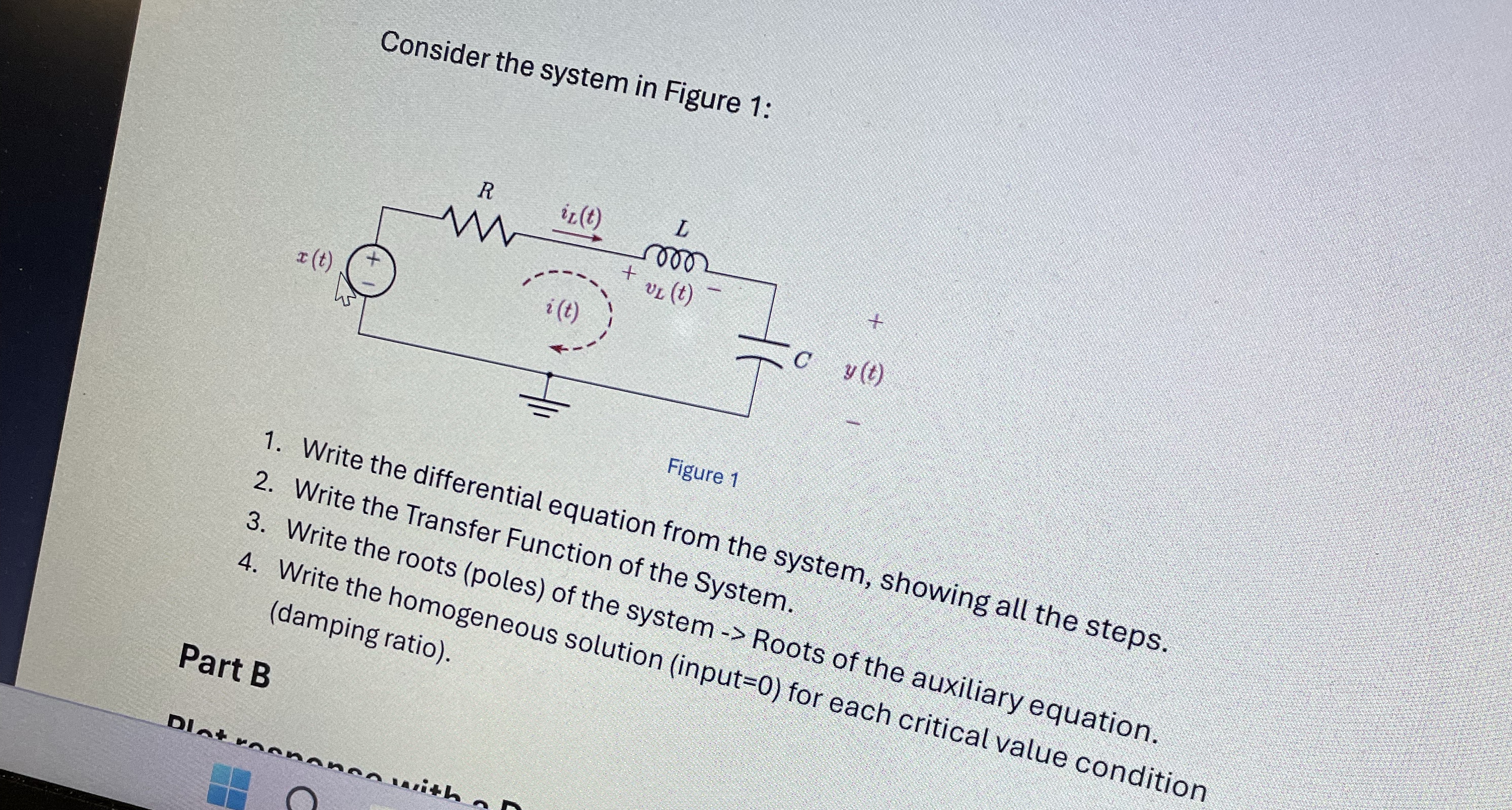 Consider the system in Figure 1 : Figure 1 2 .