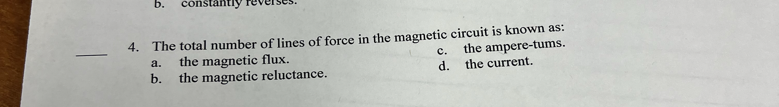 The total number of lines of force in the