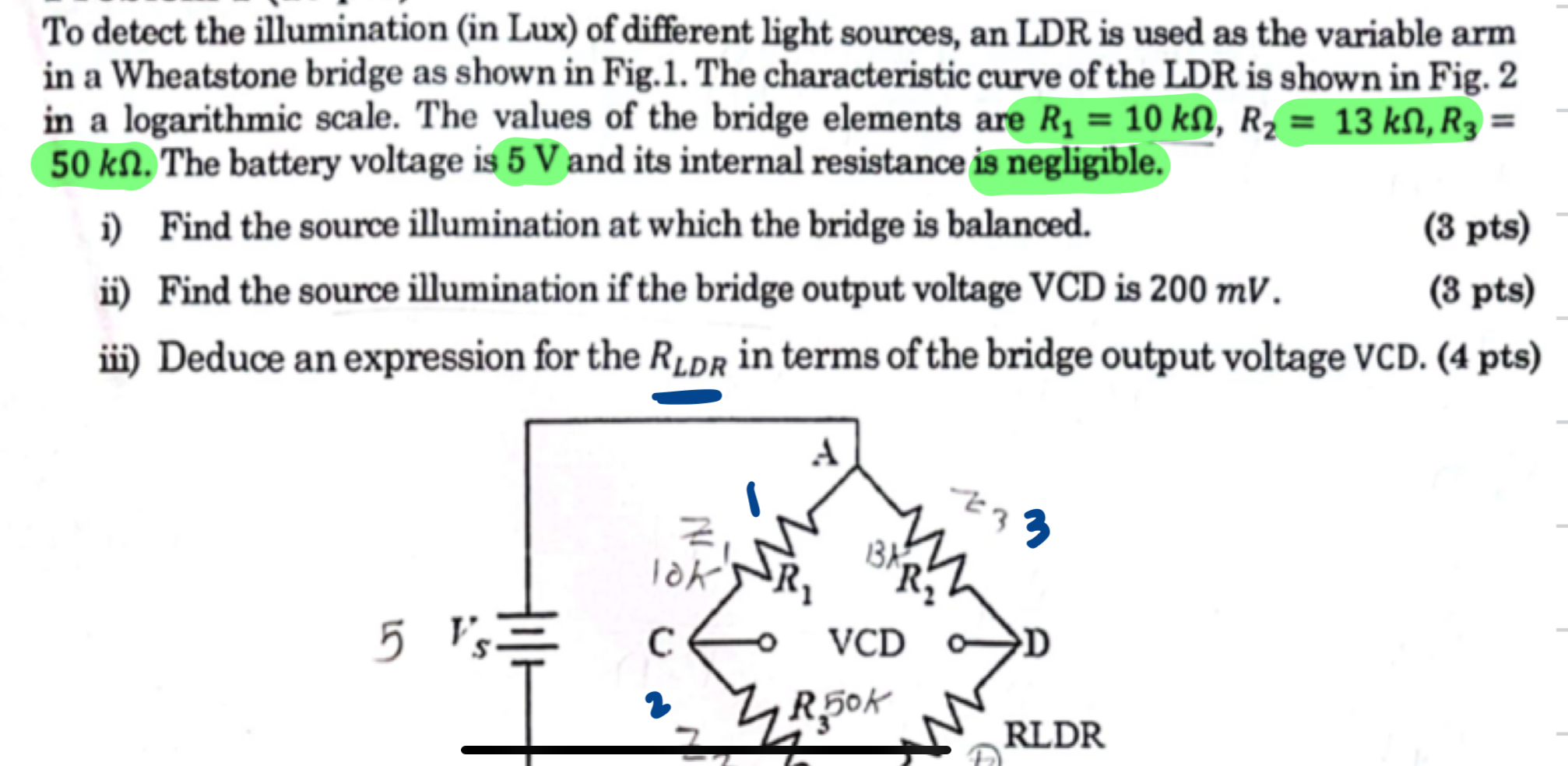 To detect the illumination ( in Lux ) of