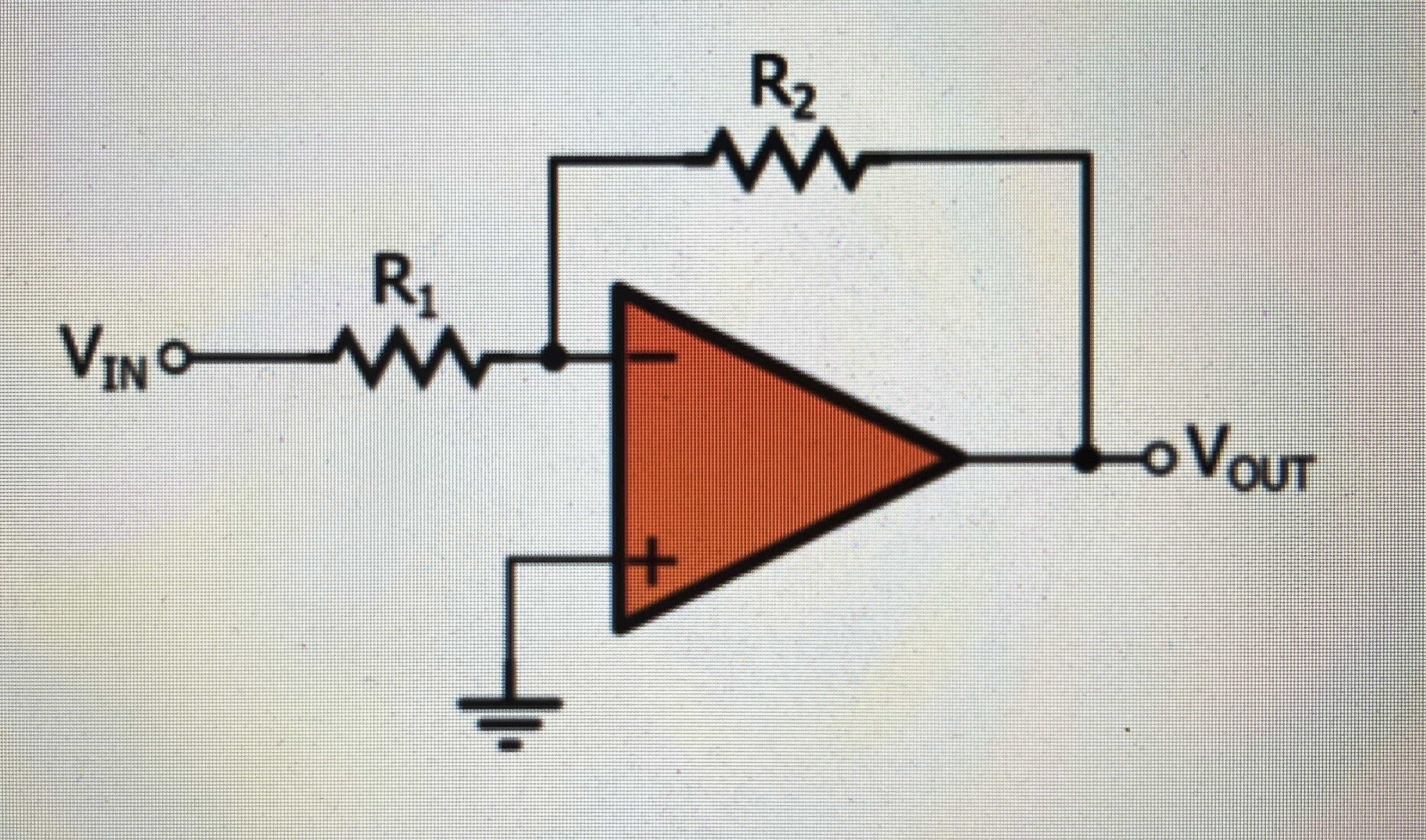 R 1 = 2 kohm, R 2 = 7 kohm, Vin = 4 mV . Find Av