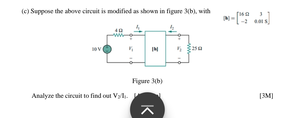 ( c ) Suppose the above circuit is modified as