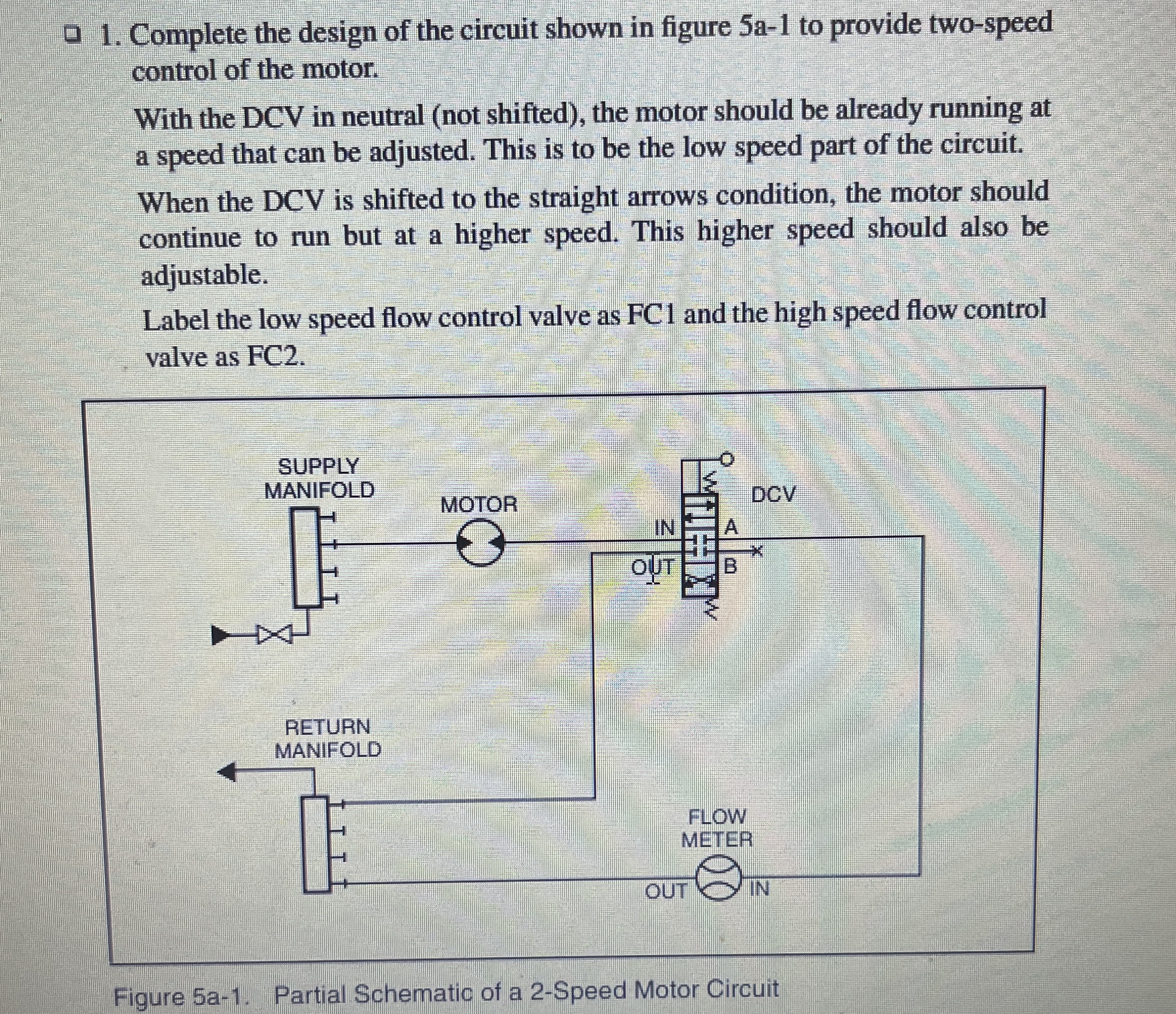 Complete the design of the circuit shown in