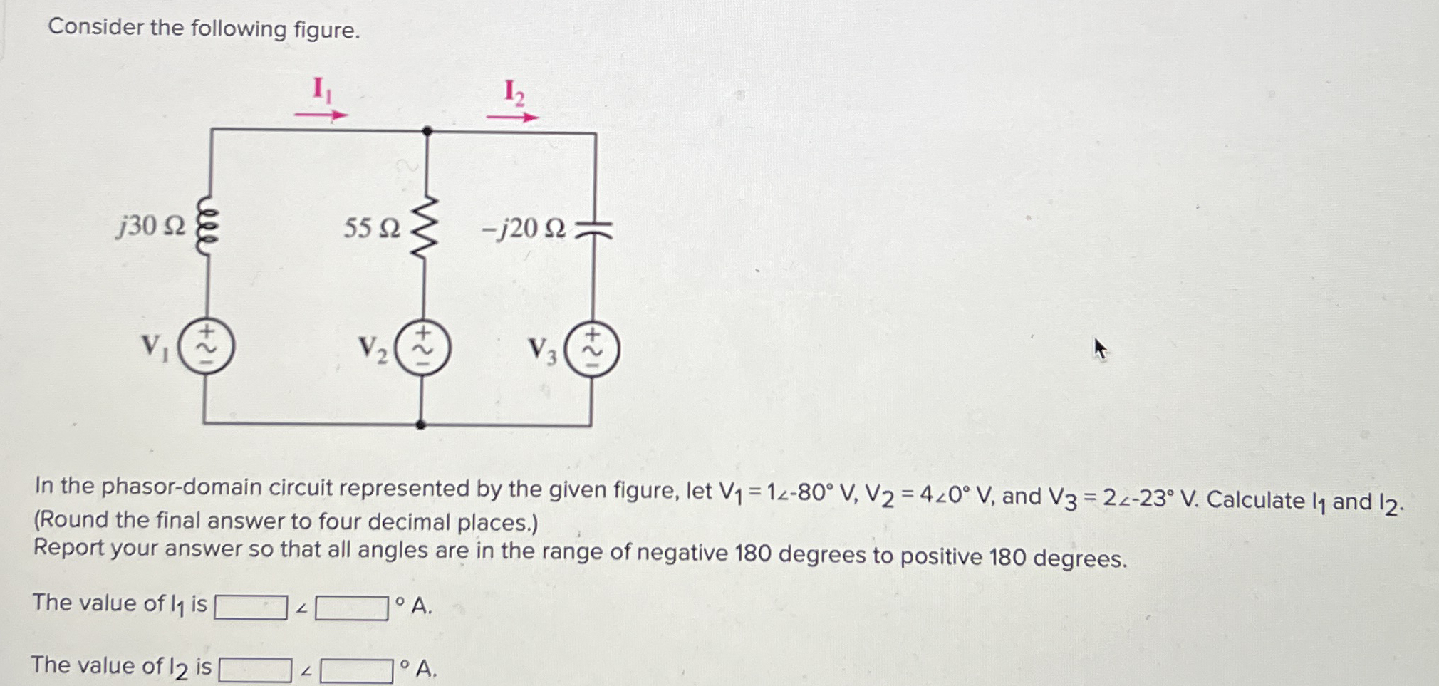 Consider the following figure. In the phasor -