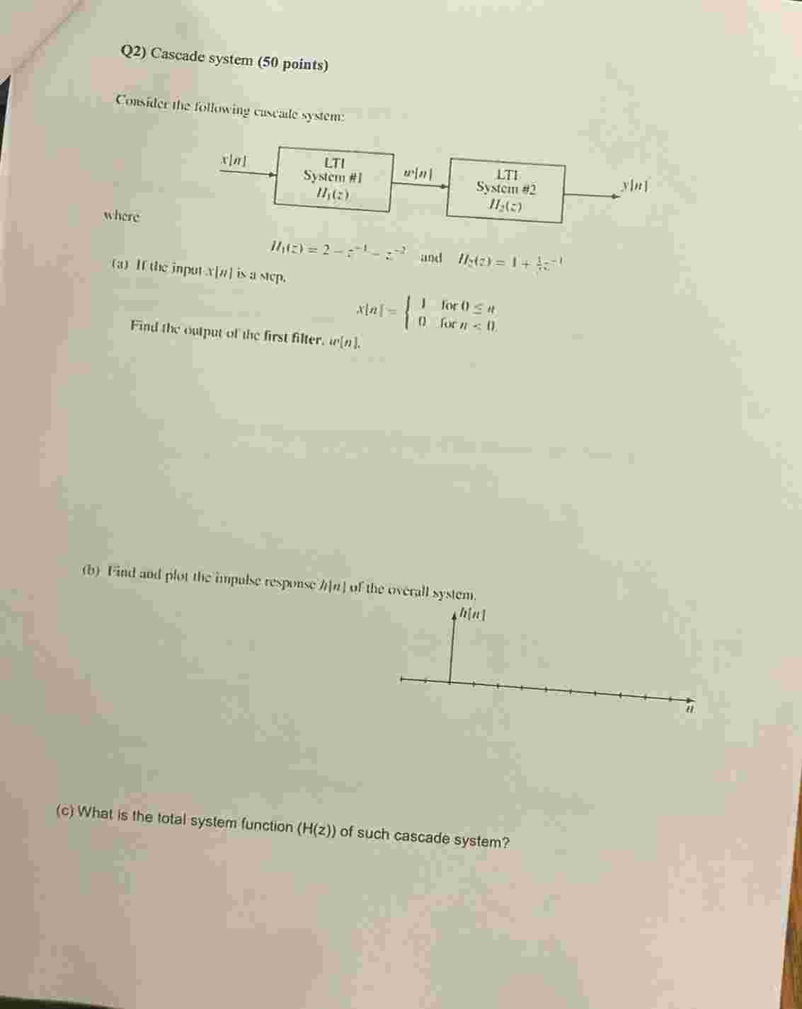 Q 2 x | n | = { ( 1 For 0 < = n ) , ( 0 for n < 0